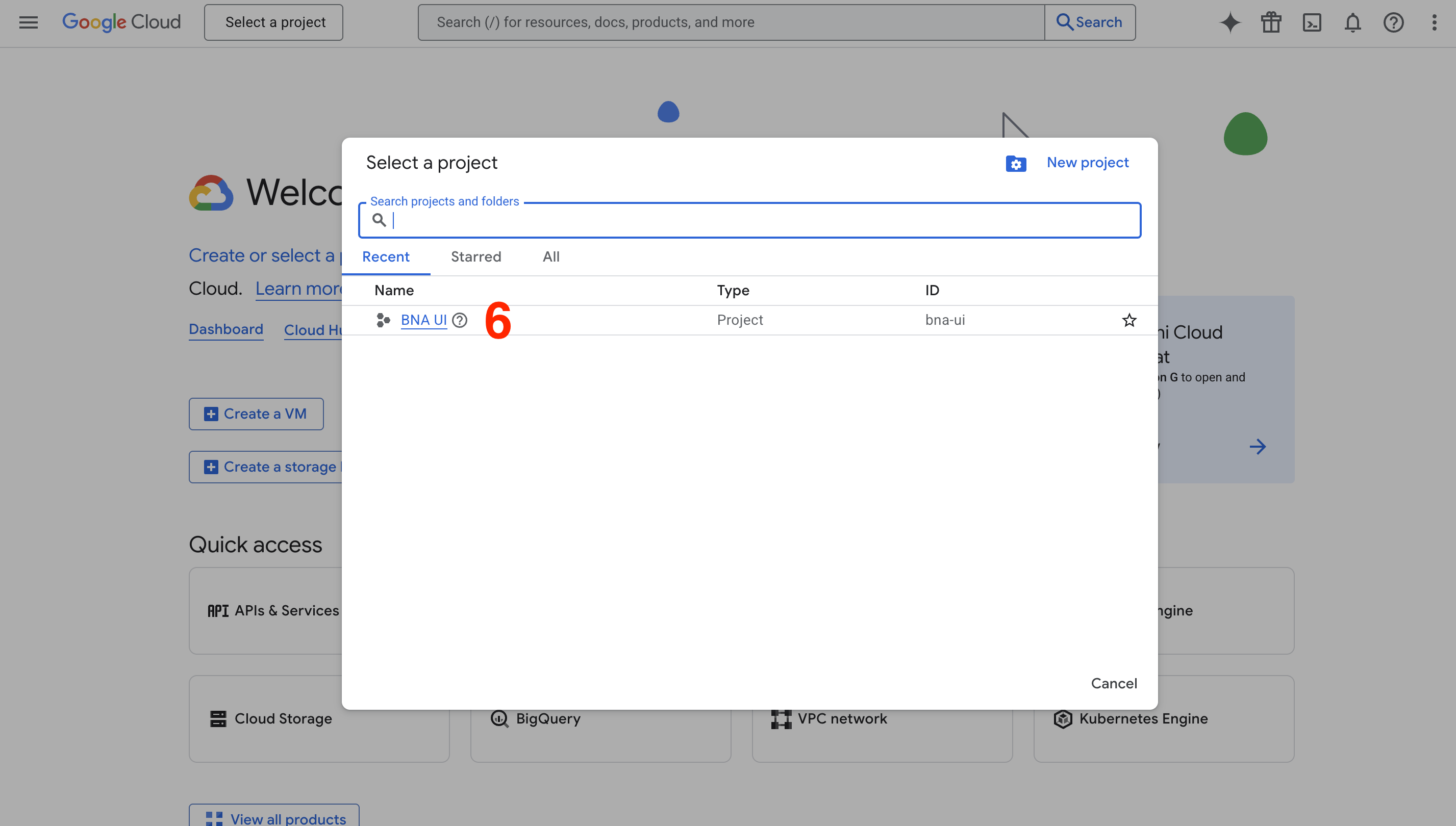 Selecting the OAuth consent screen